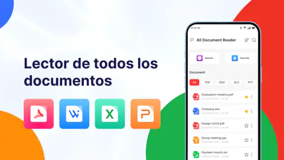 Lector de documentos y PDF screenshot