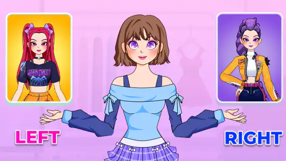 Left or Right: Star Girl Style screenshot