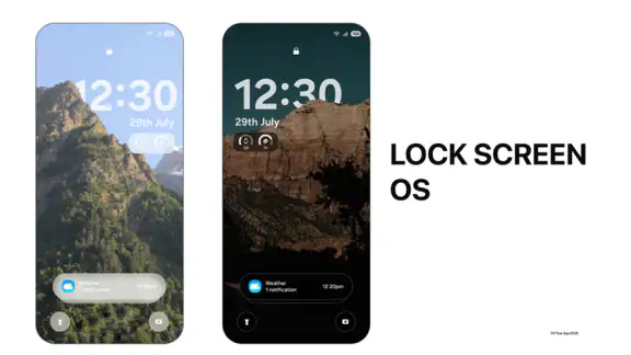 Lock Screen OS screenshot