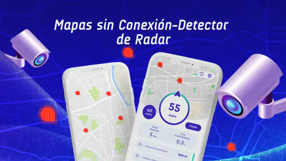 Mapas sin conexión, GPS screenshot