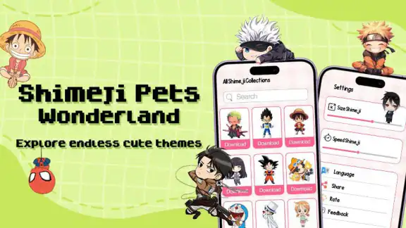 Mascotas de pantalla Shimeji screenshot