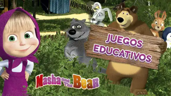 Masha y el Oso Juego Educativo screenshot