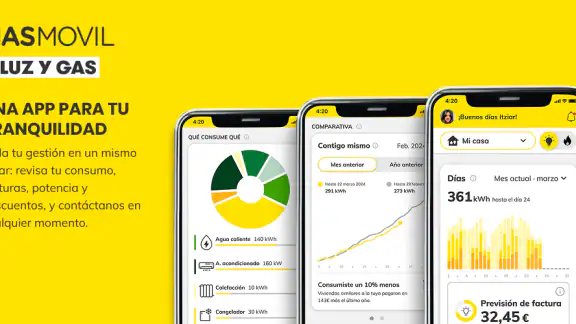 MASMOVIL LUZ y GAS — Clientes screenshot