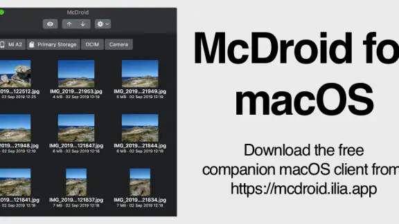 McDroid screenshot