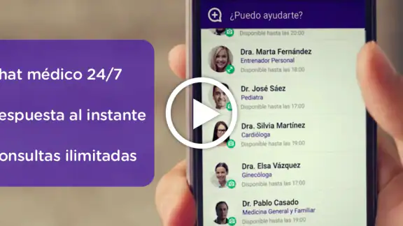 mediQuo Chat Médico - consulta screenshot