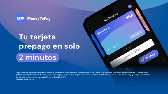 MoneyToPay · Tarjeta Prepago screenshot