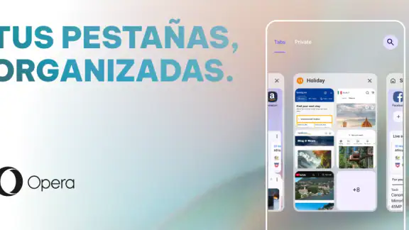 Navegador privado Opera con IA screenshot