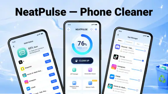 NeatPulse — Phone Cleaner screenshot