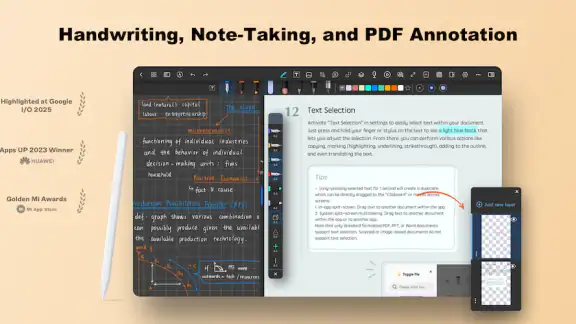 Notein: Handwriting,Notes,PDFs screenshot