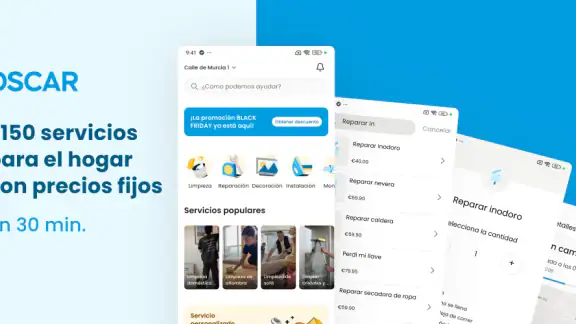 OSCAR: servicios a domicilio screenshot