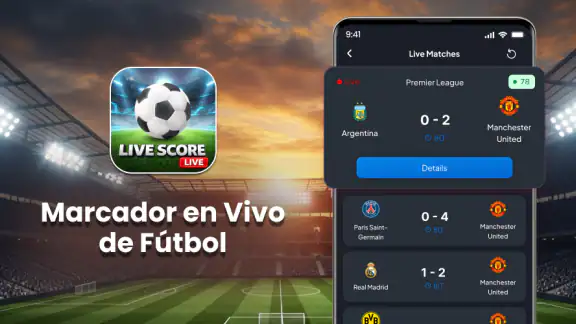 Partidos de fútbol en directo screenshot