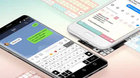 Pastel Keyboard Themes Color screenshot