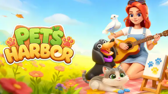 Pets Harbor: Merge & Restore screenshot