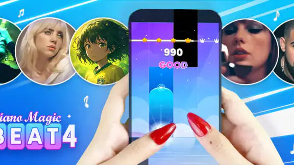 Piano Batida Mágica 4 Jogo screenshot