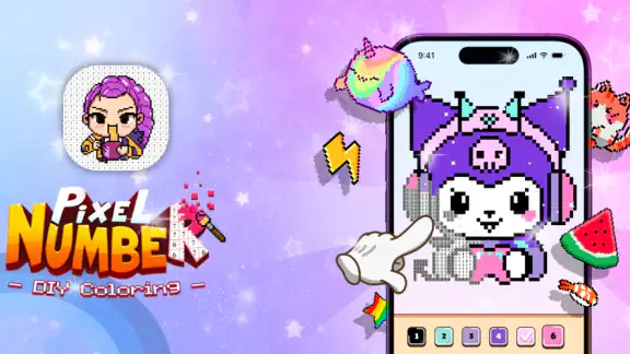 Pixel Number - DIY Coloring screenshot