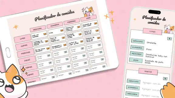 Planificador de menu semanal screenshot