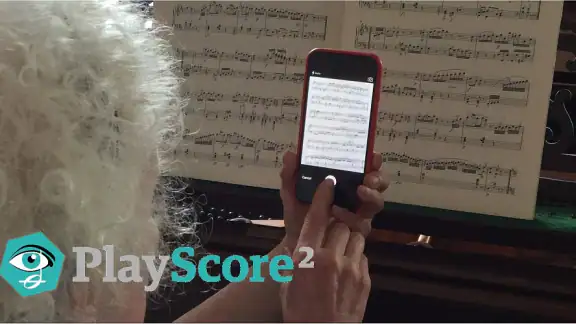 PlayScore2 needs hi-end camera screenshot