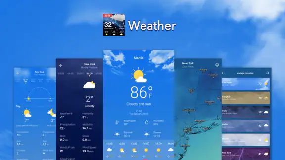 Previsión meteorológica local screenshot