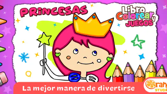 Princesas - Libro de Colorear screenshot