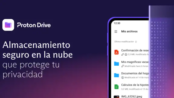Proton Drive: Datos en la nube screenshot