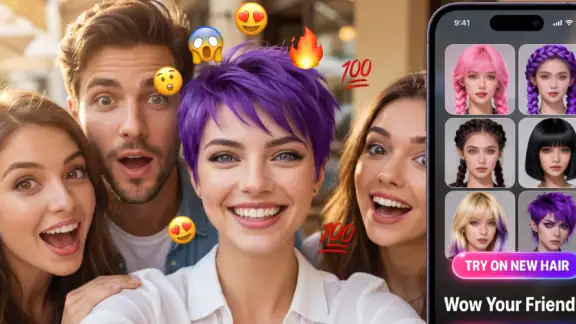Prueba cortes de cabello IA screenshot