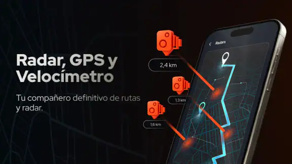Radar, GPS y Velocímetro screenshot
