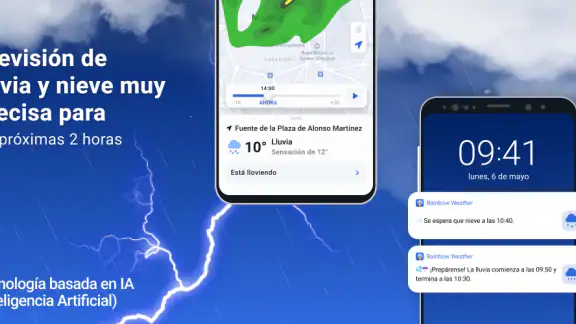Radar Lluvia: Rainbow Weather screenshot