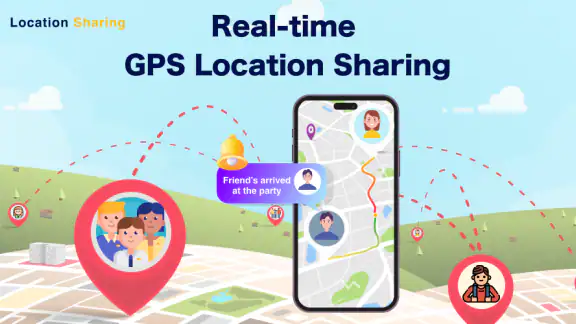 Real-time GPS Location Sharing screenshot