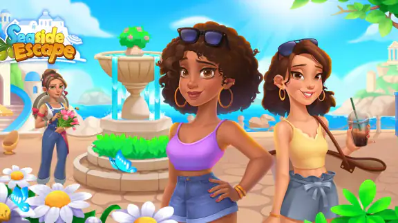 Seaside Escape®: Merge & Story screenshot