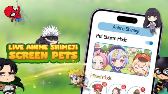 Shimeji: Mascotas de anime screenshot