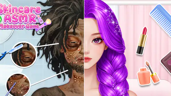 Skincare ASMR: Makeover Game screenshot