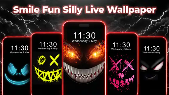 Smile Fun Silly Live Wallpaper screenshot