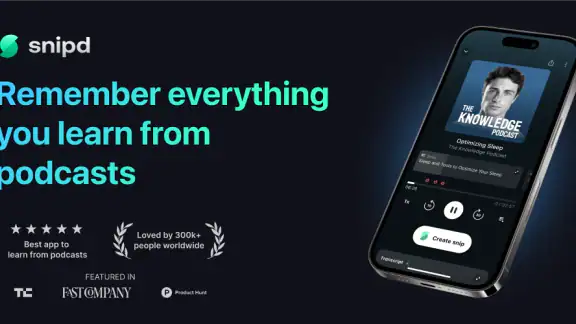 Snipd | AI Podcast Player screenshot