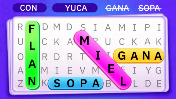 Sopa de Letras Español screenshot