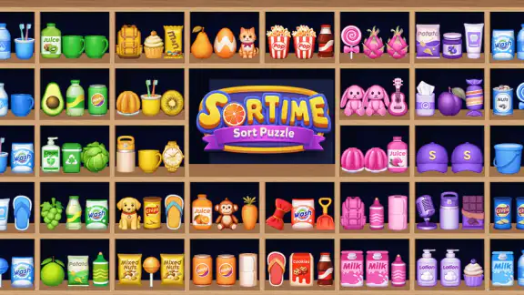 Sortime - Goods Sort Puzzle screenshot