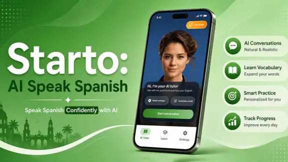 Starto - AI Speak Spanish screenshot
