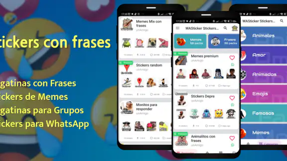 Stickers graciosos para WhatsA screenshot