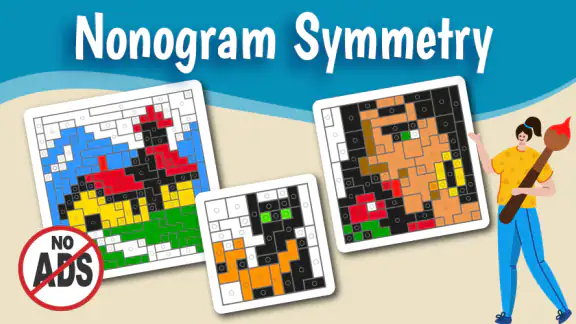 Sym-a-Pix: Nonogram Symmetry screenshot