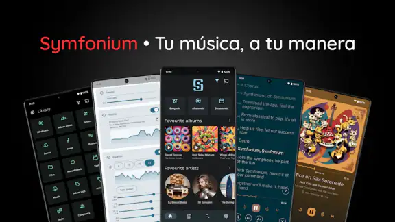 Symfonium: Reproductor musical screenshot
