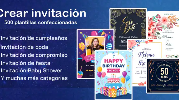 Tarjeta Invitaciones digitales screenshot