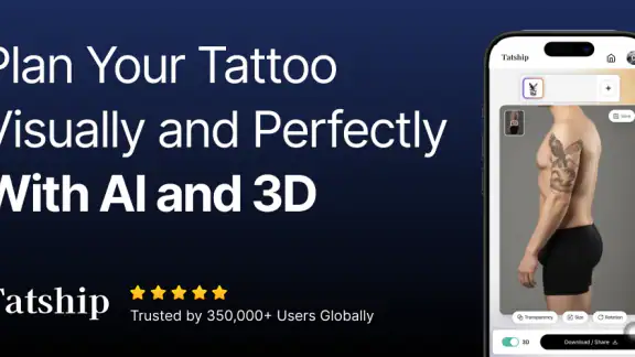 Tatship: Tattoo Design Try On screenshot