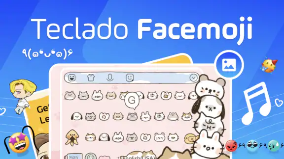 Teclado Emoji Facemoji & Fonts screenshot