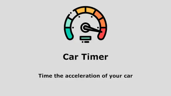 Temporizador Coche - 0-100km/h screenshot