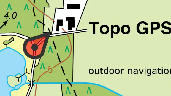 Topo GPS screenshot