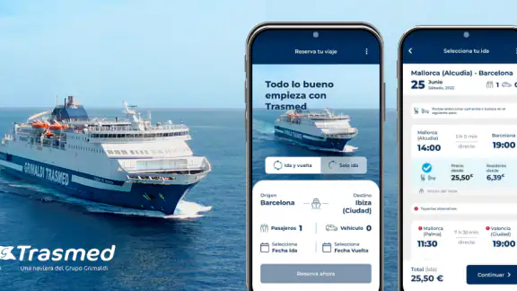 Trasmed: Reserva tu ferry screenshot