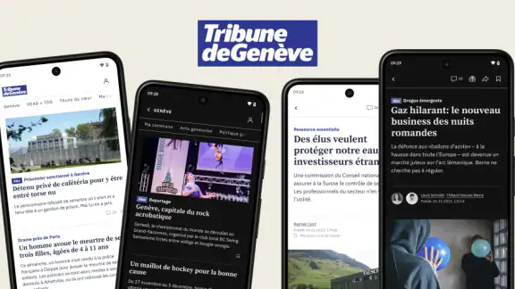 Tribune de Genève screenshot