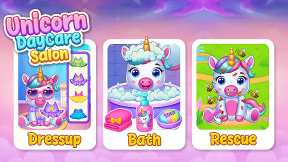 Unicorn World: Daycare & Salon screenshot