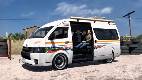 Van Driving Dubai Van Game screenshot
