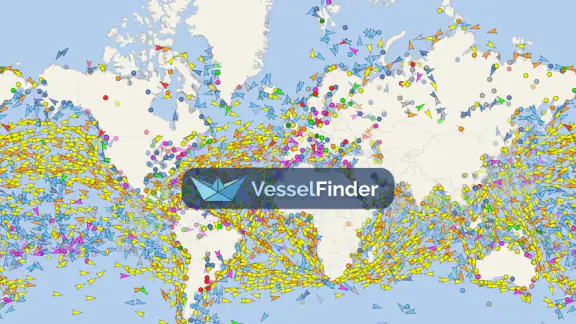 VesselFinder screenshot