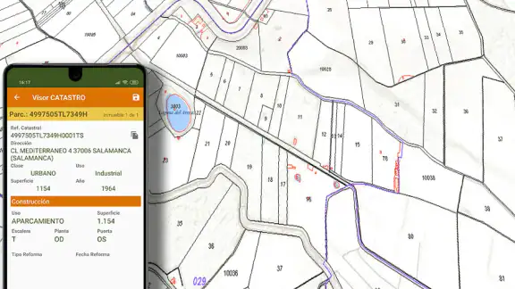Visor CATASTRO screenshot